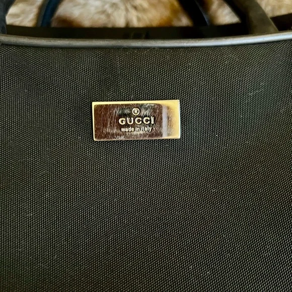 💄 Gucci Black Nylon Toiletry / Travel Bag - Picture 9 of 9
